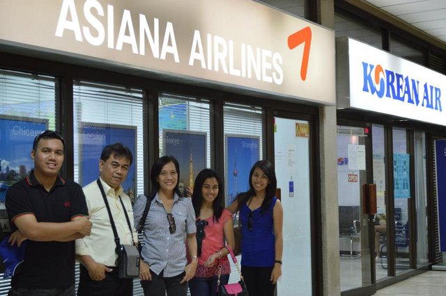 My family and I at the Mactan-Cebu International Airport