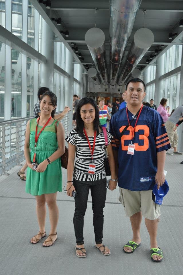 My siblings and I at the bridge of Petronas Twin Towers