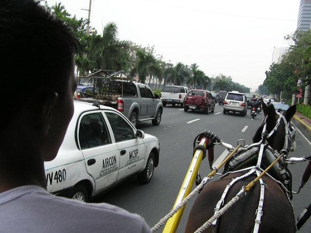 I just realize how awesome it is to ride the kalesa!