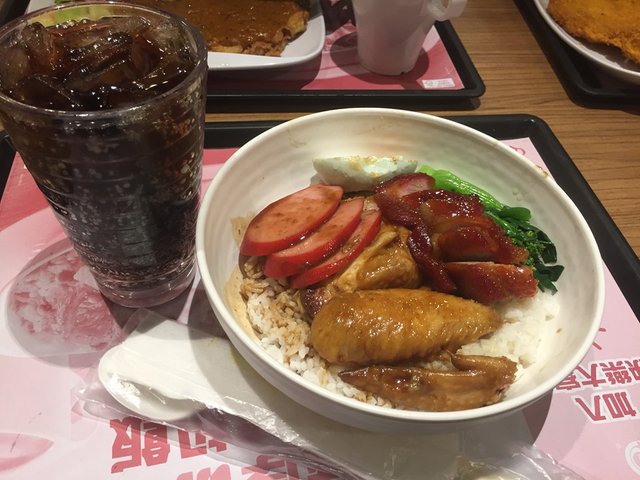 My first dinner meal in Hongkong