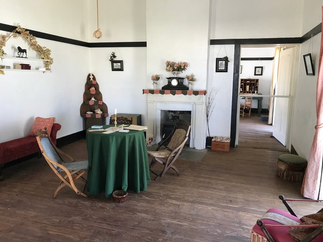 Married officer’s living room or parlour