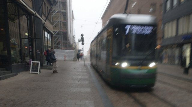 Number 7 tram in Helsinki