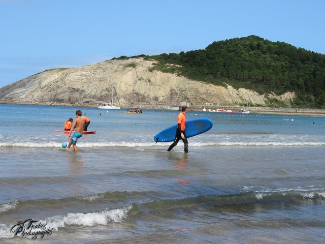 beach and mountain