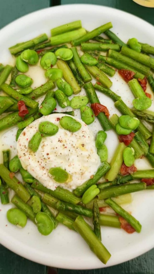 with Burrata di Bufala 