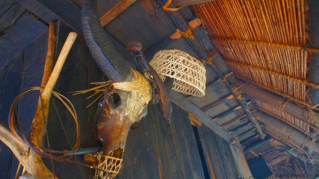 Some say that houses adorned with animal skulls is a sign of the family’s prominence