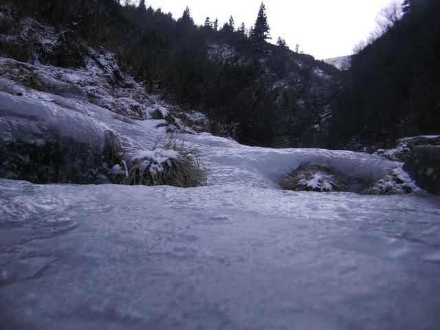 Frozen creek