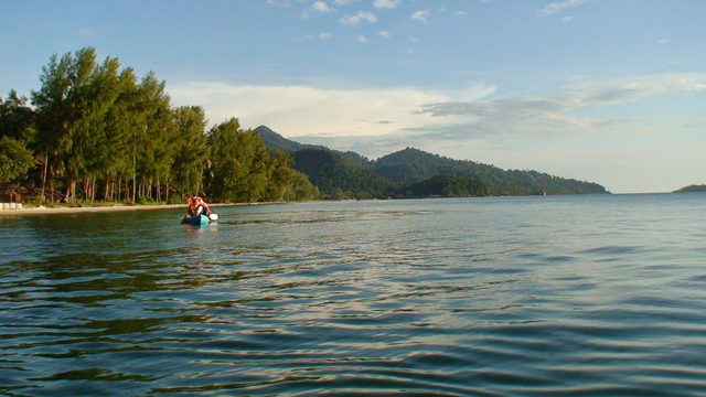 View to the island