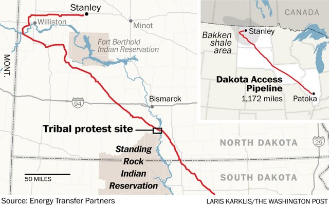 Dakota Access Pipeline Map