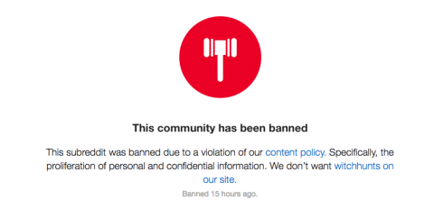 Pizzagate subreddit banned