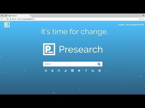 Presearch Video