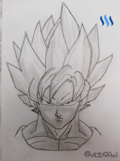 How to Draw Goku Super Saiyan from Dragon Ball Z (Dragon Ball Z