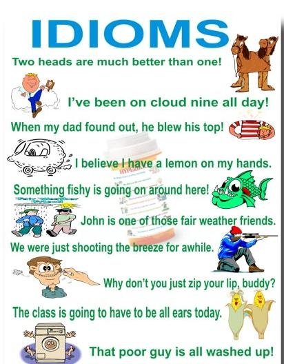 idioms definition for kids