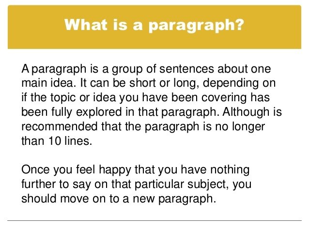 focus on writing paragraphs and essays history