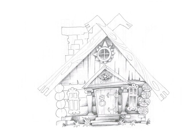 Drawing Lesson Draw A Fairy House Step By Step Steemit