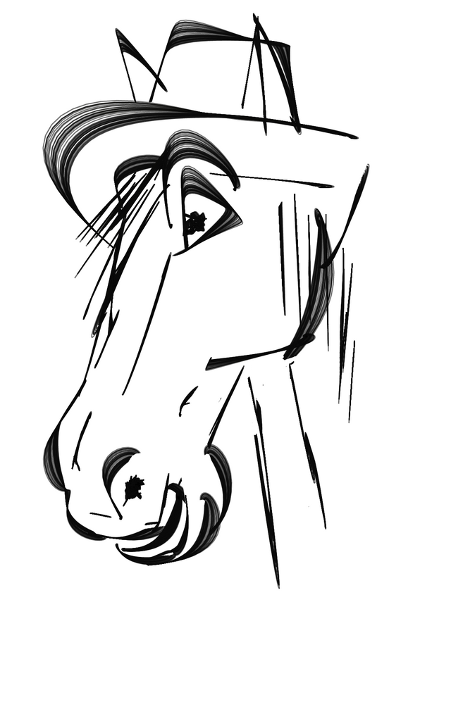 Simple Weird Sketches Horse In A Hat Steemit