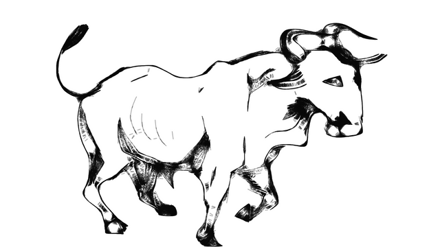 Simple Weird Sketches Bull Steemit