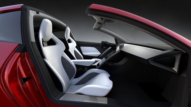 Tesla Roadster display