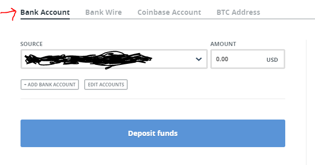 deposit bank account gdax coinbase buy ripple