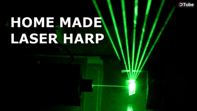 Diy laser outlet harp