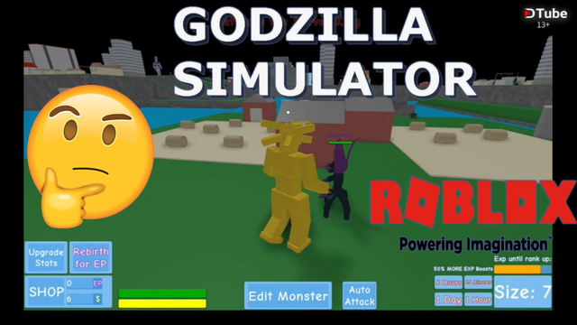 Roblox Godilla Simulator Xbox One First Time Playing It Steemit - how to get emotes on roblox xbox one