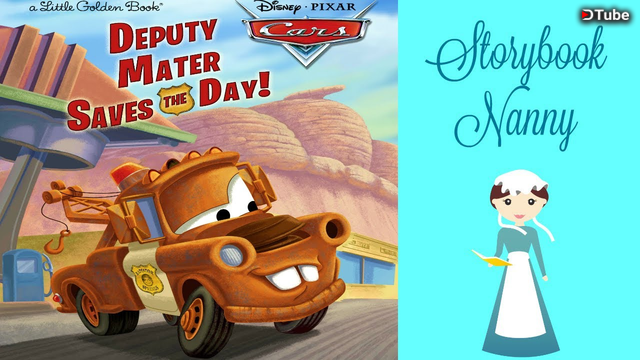 Little Golden Book Disney/Pixar Cars Deputy Mater Saves the Day! 