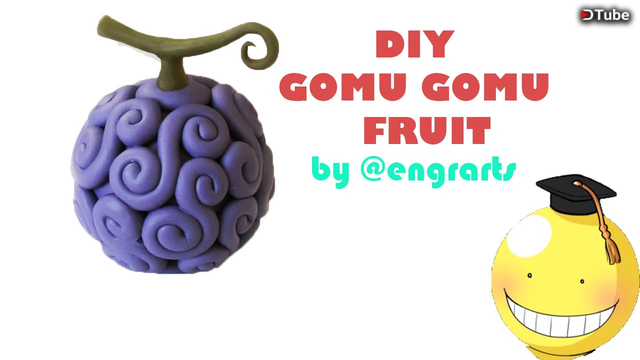 DIY: How to Make a GOMU GOMU NO MI - ONE PIECE - Devil Fruit Tutorial