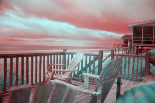 Beach Chairs in Infrared