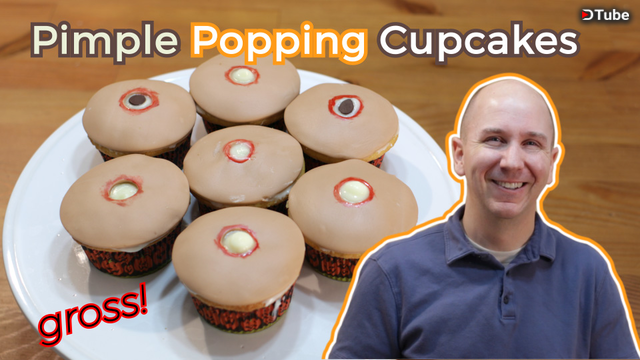 Pimple Cupcakes | How to Make Pimple and Blackhead Cupcakes that Pop |  Halloween Treats — Steemit