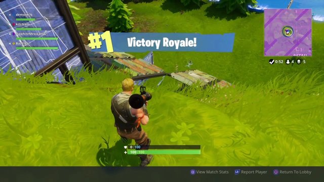 Fortnite First Victory Of The New Season 5 Kills Steemit - tis the season to be fortnite