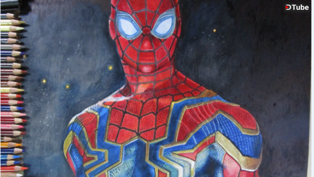 Avengers: Infinity War - Spider-Man Speed Drawing — Steemit