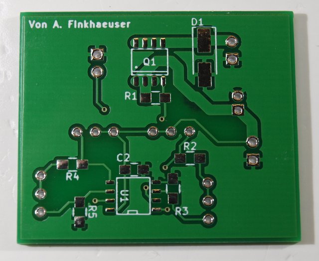 Bild unbestückte Platine Rückseite