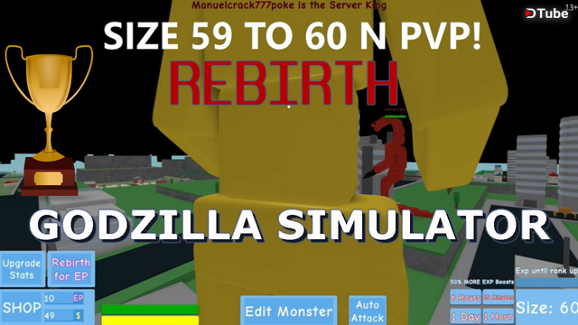 Roblox Godzilla Simulator