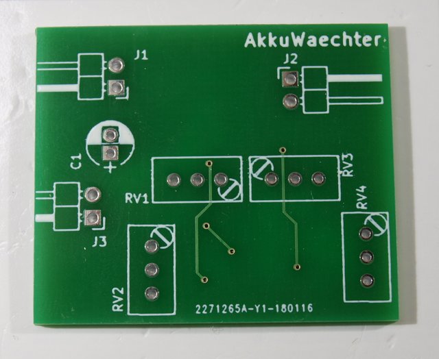 Bild unbestückte Platine Vorderseite