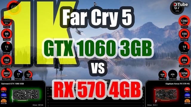 Far cry 5 2025 gtx 1060 3gb