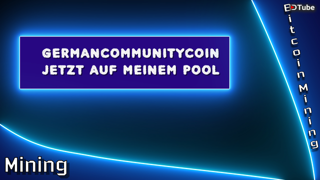 Neue Blockchain Mein German Community Coin Ist Nun Auf Dem Pool - 