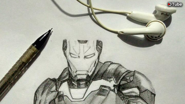 Making Of Iron Man Sketch Steemit