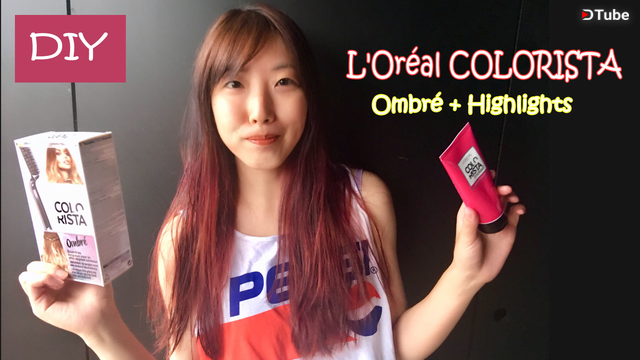 L Oreal Colorista Ombre Highlights Results On Dark Hair