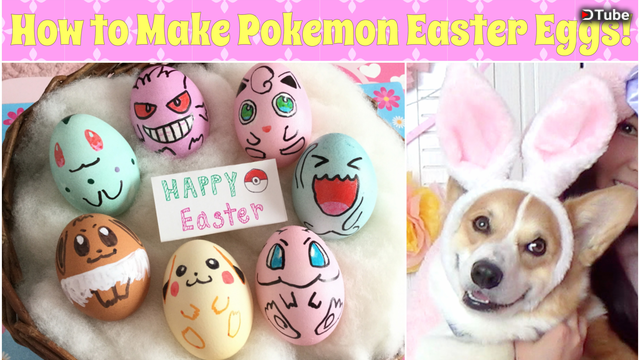 Easter Diy Video How To Make Pokemon Easter Eggs Nerd Girl S Vlog イースターエッグの作り方動画 Steemit