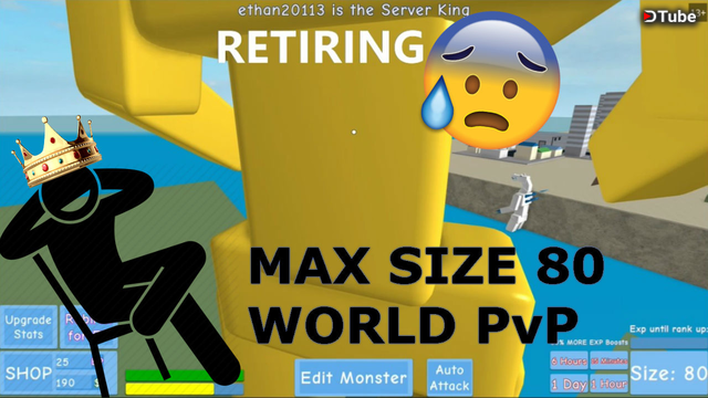 Officially Retiring From Roblox Godzilla Simulator Size 80 Pvp Steemit - pvp roblox