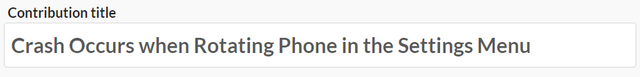 BugTitle