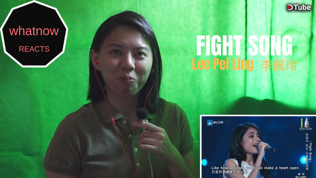 Lee Pei Ling æŽä½©çŽ² Fight Song Sing China Reaction Whatnowreacts Steemit