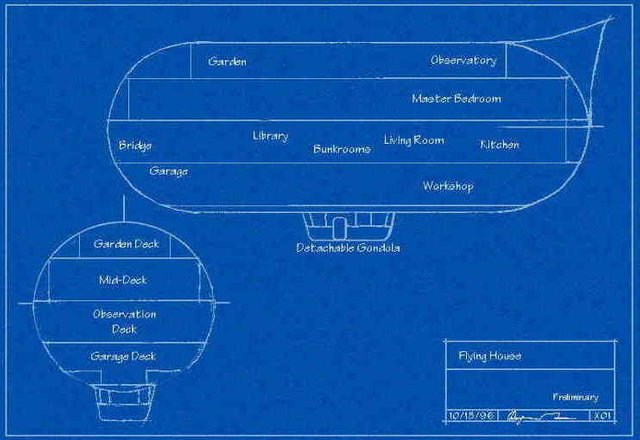 Flying House Blueprint