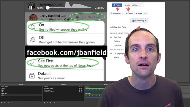OBS Setup for Facebook Live Gaming Star and Share Alerts with fb.gg!