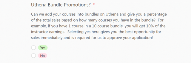 Uthena Course Earnings | Set Up Your Own Version of Uthena