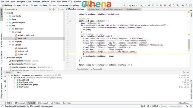Build an Android Studio Gallery App