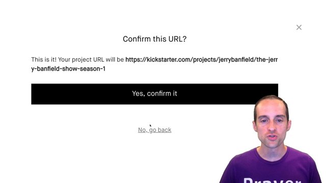 How to Set a Custom Kickstarter Project URL?