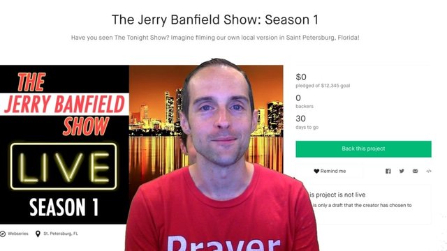 Help Launch The Jerry Banfield Show Live in Saint Petersburg Florida
