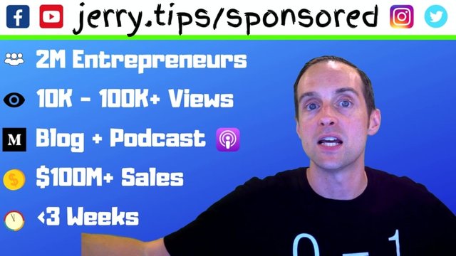 Sponsor a Video with Jerry Banfield