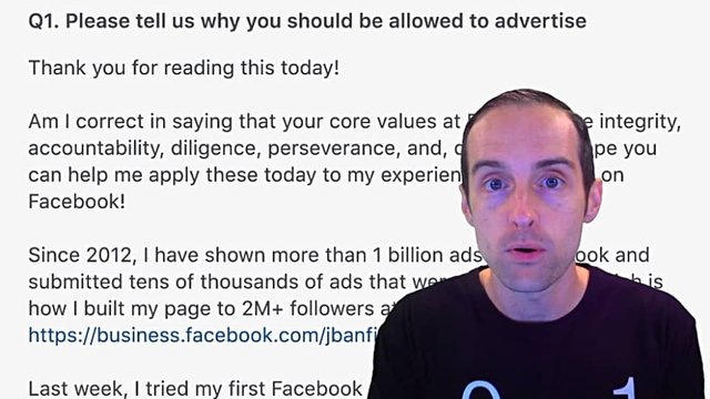 My Facebook Appeal on "Your Advertising Access is Restricted" Restores Disabled Ad Account!