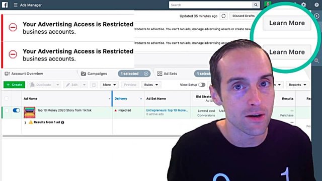 My Facebook Appeal on "Your Advertising Access is Restricted" Restores Disabled Ad Account!